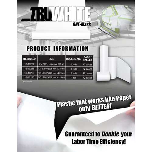 True White Plastic Sheeting